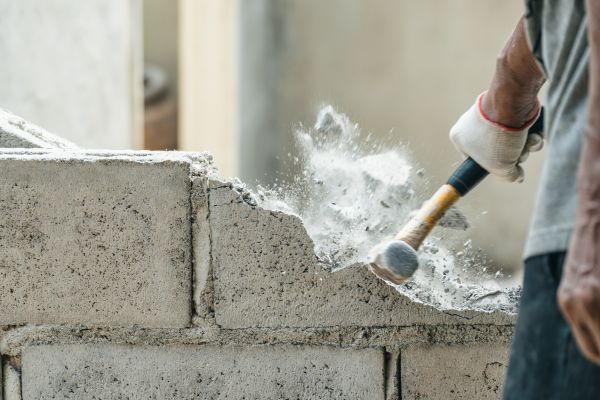 Block Wall Demolition in Pittsburgh